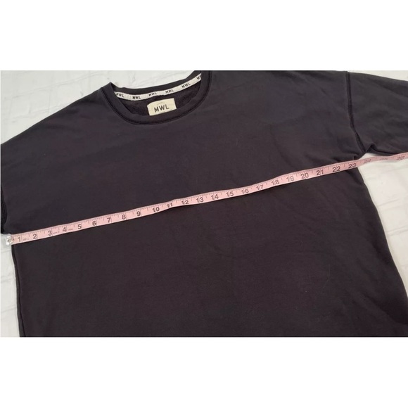 Madewell MWL Superbrushed Easygoing Sweatshirt Crew Neck Long Sleeve Gray Sz. M - Picture 13 of 16
